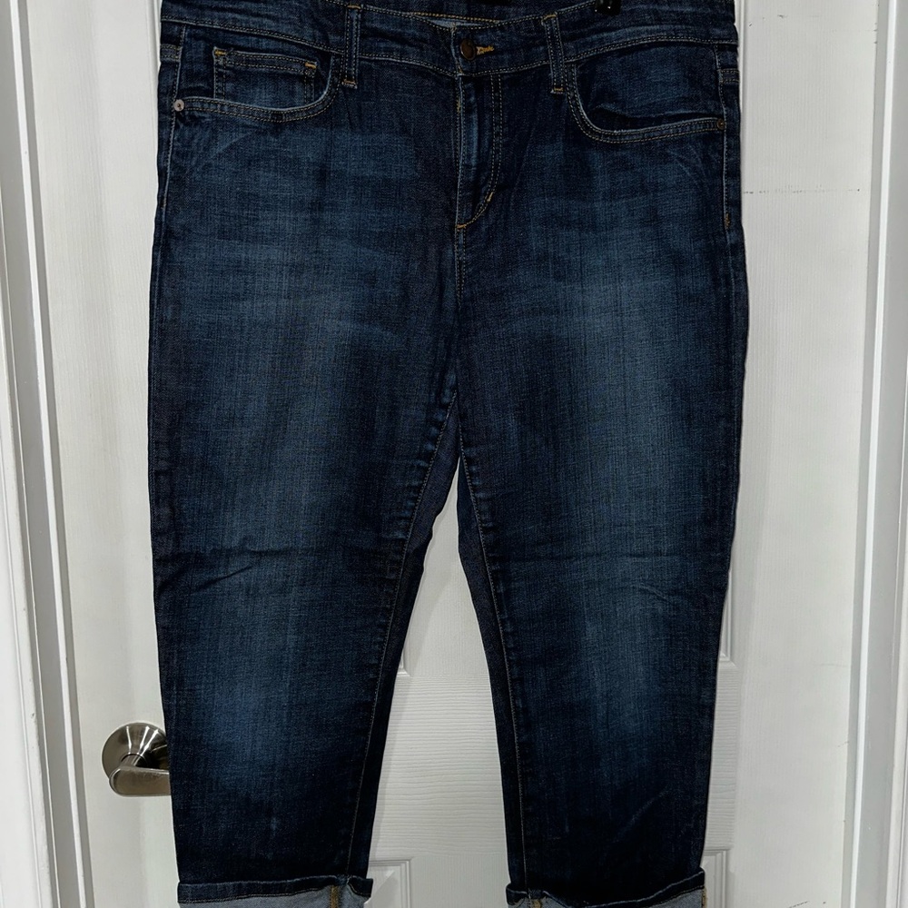 Joe's Jeans Dark Blue Ankle Cropped Denim